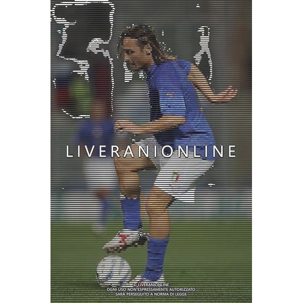 ITALIA- SLOVENIA 08/10/2005 NELLA FOTO FRANCESCO TOTTI AGENZIA ALDO LIVERANI