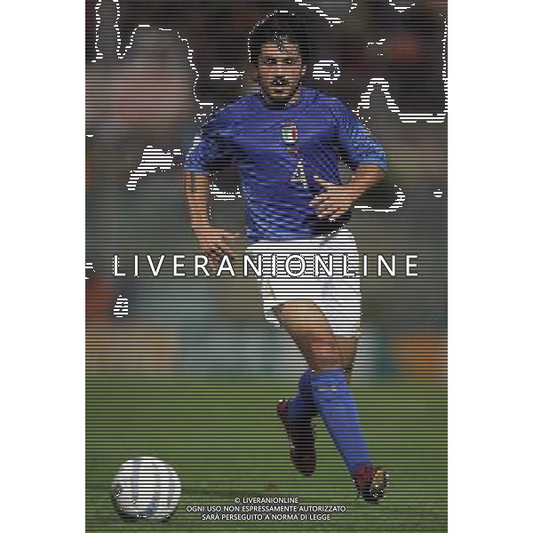 ITALIA- SLOVENIA 08/10/2005 NELLA FOTO GENNARO GATTUSO AGENZIA ALDO LIVERANI