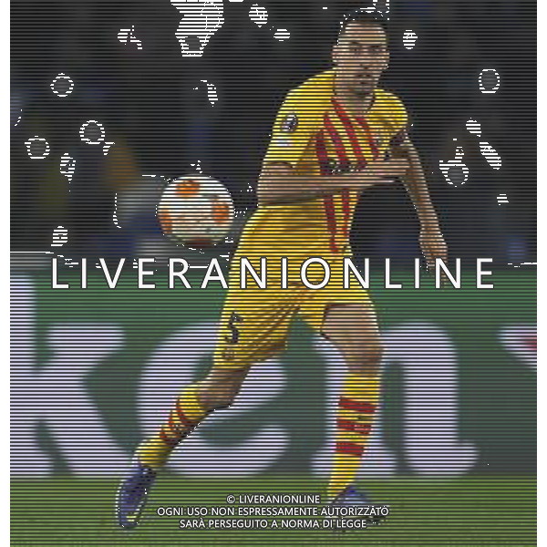 24-02-2022 NAPOLI EUROPA LEAGUE NAPOLI BARCELLONA NELLA FOTO: Sergio Busquets FOTO MOSCA AG:ALDO LIVERANI