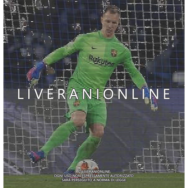 24-02-2022 NAPOLI EUROPA LEAGUE NAPOLI BARCELLONA NELLA FOTO: Marc Andre ter Stegen FOTO MOSCA AG:ALDO LIVERANI