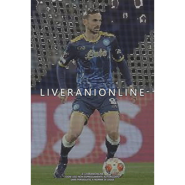 24-02-2022 NAPOLI EUROPA LEAGUE NAPOLI BARCELLONA NELLA FOTO: Nicolás Domínguez FOTO MOSCA AG:ALDO LIVERANI