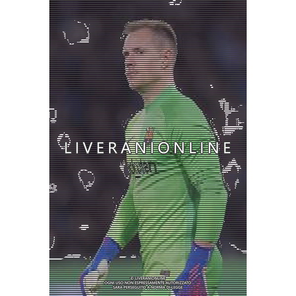 24-02-2022 NAPOLI EUROPA LEAGUE NAPOLI BARCELLONA NELLA FOTO: marc-andre ter Stegen FOTO MOSCA AG:ALDO LIVERANI