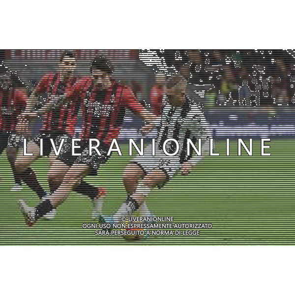 Gerard Deulofeu (Udinese) e Sandro Tonali (Milan) Milan vs Udinese Campionato Serie A TIM - 27a giornata Milano 25-02-2022 Stadio Giuseppe Meazza - San Siro foto Roberto Garavaglia/ag. Aldo Liverani sas/AGENZIA ALDO LIVERANI SAS