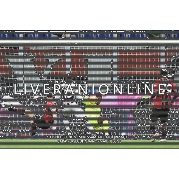 Destiny Udogie (Udinese) segna il gol dell\'1 a 1 Milan vs Udinese Campionato Serie A TIM - 27a giornata Milano 25-02-2022 Stadio Giuseppe Meazza - San Siro foto Roberto Garavaglia/ag. Aldo Liverani sas/AGENZIA ALDO LIVERANI SAS