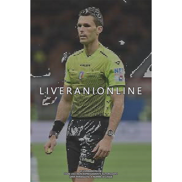 l\'arbitro Matteo Marchetti di Ostia Lido Milan vs Udinese Campionato Serie A TIM - 27a giornata Milano 25-02-2022 Stadio Giuseppe Meazza - San Siro foto Roberto Garavaglia/ag. Aldo Liverani sas/AGENZIA ALDO LIVERANI SAS