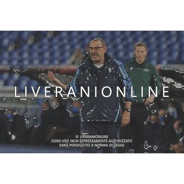 Lazio vs Porto Europa League - Sedicesimi di finale Stadio Olimpico - Roma 24-02-202 nella foto Maurizio Sarri ©Federico Gaetano/AGENZIA ALDO LIVERANI SAS