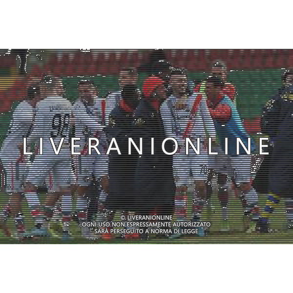 Ternana vs Cremonese Campionato Serie B - 26 Giornata Stadio Libero Liberati - Terni 26-02-2022 nella foto Esultanza Cremonese ©Federico Gaetano/AGENZIA ALDO LIVERANI SAS
