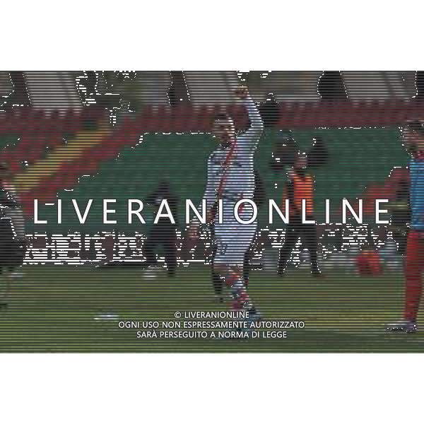 Ternana vs Cremonese Campionato Serie B - 26 Giornata Stadio Libero Liberati - Terni 26-02-2022 nella foto Esultanza Gaetano ©Federico Gaetano/AGENZIA ALDO LIVERANI SAS