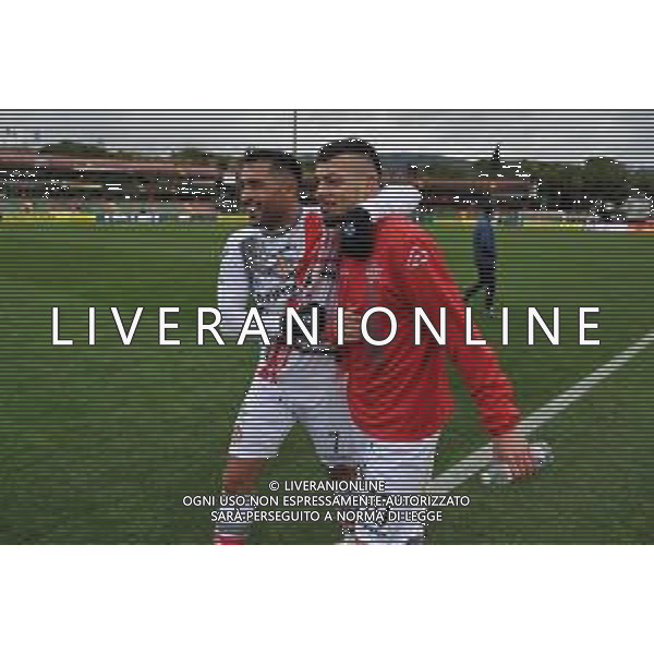 Ternana vs Cremonese Campionato Serie B - 26 Giornata Stadio Libero Liberati - Terni 26-02-2022 nella foto esultanza Baez e Gaetano marcatori della gara a fine gara ©Federico Gaetano/AGENZIA ALDO LIVERANI SAS