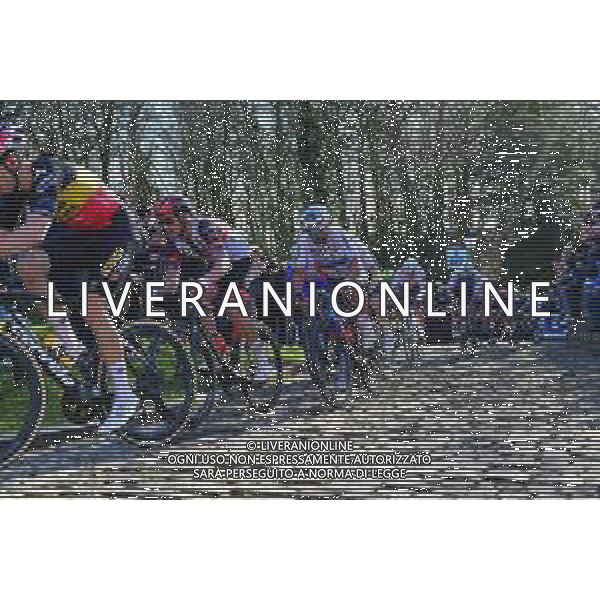 26-02-2022 Het Nieuwsblad; 2022, Uae Emirates; 2022, Bahrain - Victorious; Trentin, Matteo; Colbrelli, Sonny; Muro Di Grammont; ©SIROTTI/AGENZIA ALDO LIVERANI SAS