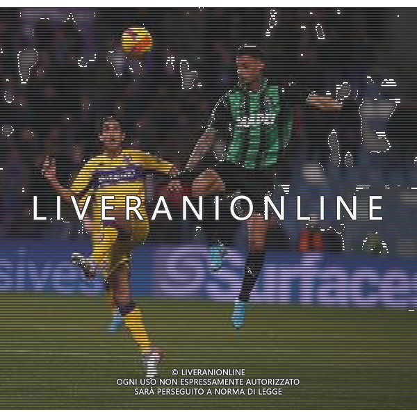 SASSUOLO - FIORENTINA CAMPIONATO CALCIO SERIE A TIM 26.02.2022 NELLA FOTO MALEH E SCAMACCA ©SANTANDREA/AGENZIA ALDO LIVERANI SAS