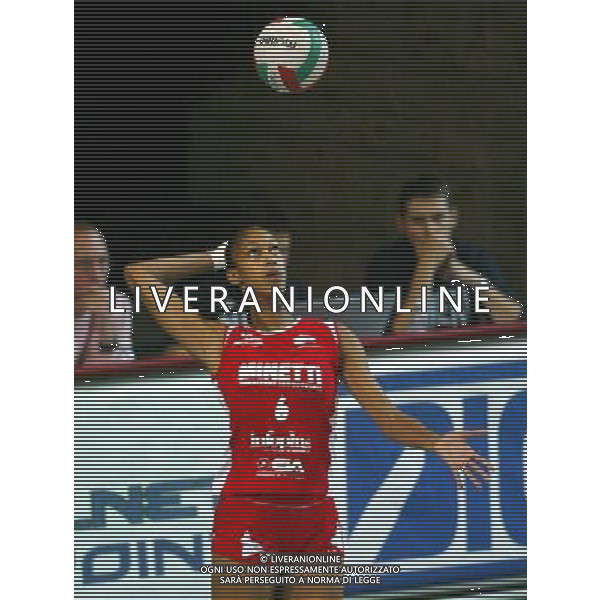 Vicenza -09-10-2005 campionato volley femminile minetti infoplus vicenza- bigmat kerakoll chieri adams monique Photo filippo venezia-agenzia aldo liverani