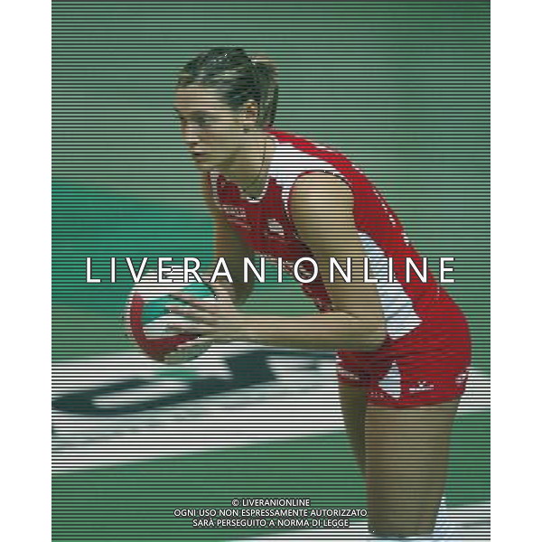 Vicenza -09-10-2005 campionato volley femminile minetti infoplus vicenza- bigmat kerakoll chieri arrighetti valentina Photo filippo venezia-agenzia aldo liverani