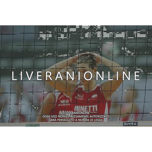 Vicenza -09-10-2005 campionato volley femminile minetti infoplus vicenza- bigmat kerakoll chieri arrighetti valentina Photo filippo venezia-agenzia aldo liverani