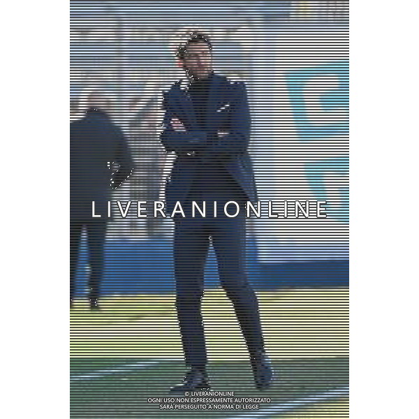 © TVRG Giacomo Gattuso allenatore Como Como vs Brescia Campionato Serie BKT - 26a giornata Como 26-02-2022 Stadio Giuseppe Sinigaglia foto Roberto Garavaglia/ag. Aldo Liverani sas