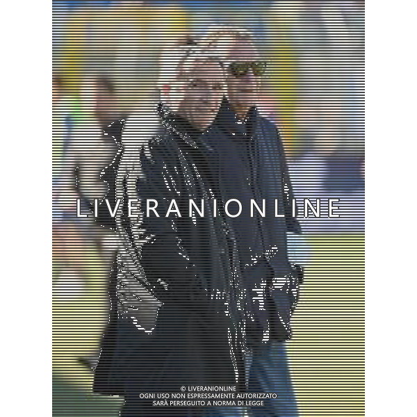© TVRG Francesco Marroccu SX direttore sportivo Brescia e Massimo Cellino DX presidente Brescia Como vs Brescia Campionato Serie BKT - 26a giornata Como 26-02-2022 Stadio Giuseppe Sinigaglia foto Roberto Garavaglia/ag. Aldo Liverani sas