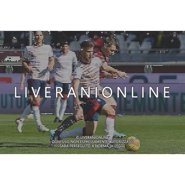 Torino 27.02.2022 Stadio Olimpico Grande Torino ©Manuela Viganti/Agenzia Aldo Liverani Torino vs Cagliari Serie A Tim 2021/2022 Nella foto : andrea belotti e giorgio altare