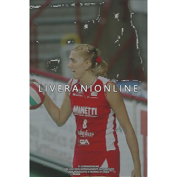 Vicenza -09-10-2005 campionato volley femminile minetti infoplus vicenza- bigmat kerakoll chieri borrelli valentina Photo filippo venezia-agenzia aldo liverani