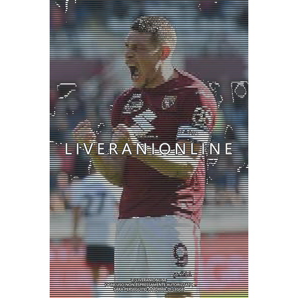 Torino 27.02.2022 Stadio Olimpico Grande Torino ©Manuela Viganti/Agenzia Aldo Liverani Torino vs Cagliari Serie A Tim 2021/2022 Nella foto : esultanza andrea belotti dopo il gol