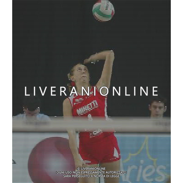 Vicenza -09-10-2005 campionato volley femminile minetti infoplus vicenza- bigmat kerakoll chieri borrelli valentina Photo filippo venezia-agenzia aldo liverani