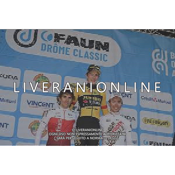 27-02-2022 Faun Drome Classic; 2022, Jumbo - Visma; 2022, Cofidis; 2022, Ag2r - Citroen; Vingegaard, Jonas; Martin, Guillaume; Cosnefroy, Benoit; Etoile Sur Rhone; ©SIROTTI/AGENZIA ALDO LIVERANI SAS