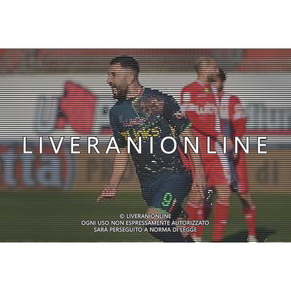 ¬© TVRG Massimo Coda (Lecce) esulta dopo il gol dell\'1 a 0 Monza vs Lecce Campionato Serie BKT - 26a giornata Monza 27-02-2022 U-Power Stadium foto Roberto Garavaglia/ag. Aldo Liverani sasAGENZIA ALDO LIVERANI SAS