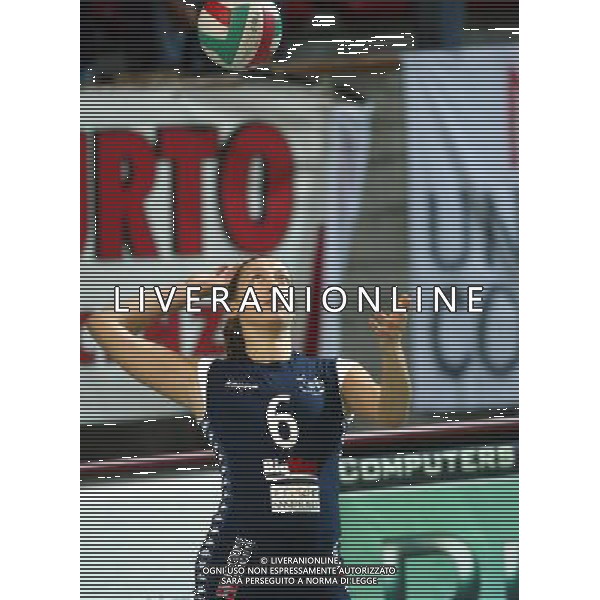 Vicenza -09-10-2005 campionato volley femminile minetti infoplus vicenza- bigmat kerakoll chieri fiorin valentina Photo filippo venezia-agenzia aldo liverani