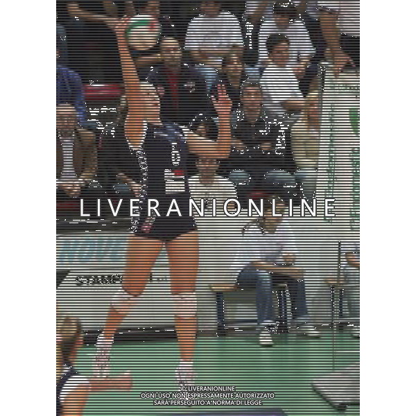 Vicenza -09-10-2005 campionato volley femminile minetti infoplus vicenza- bigmat kerakoll chieri fiorin valentina Photo filippo venezia-agenzia aldo liverani