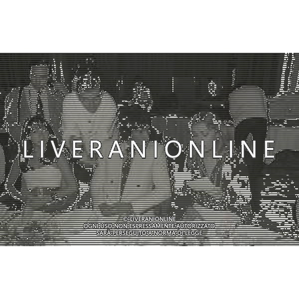 RETROSPETTIVA CARLOS MONZON PUGILE NELLA FOTO CARLOS MONZON A CANNES NELL\'ANNO 1977 CON SUSANA GIMENEZ AG ALDO LIVERANI SAS