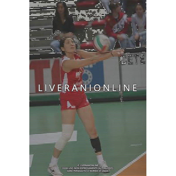 Vicenza -09-10-2005 campionato volley femminile minetti infoplus vicenza- bigmat kerakoll chieri takahashi myuki Photo filippo venezia-agenzia aldo liverani