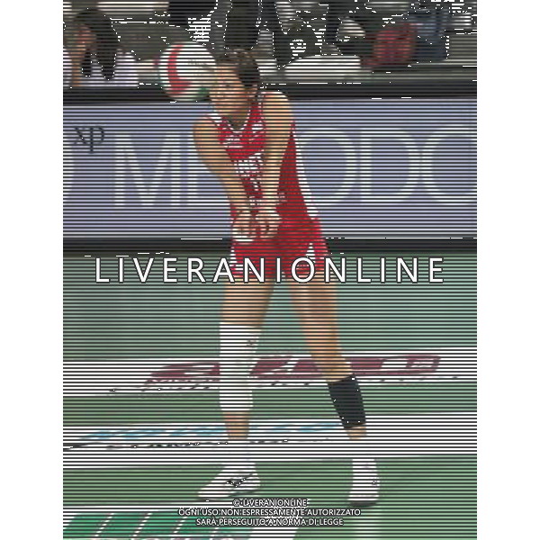 Vicenza -09-10-2005 campionato volley femminile minetti infoplus vicenza- bigmat kerakoll chieri takahashi myuki Photo filippo venezia-agenzia aldo liverani