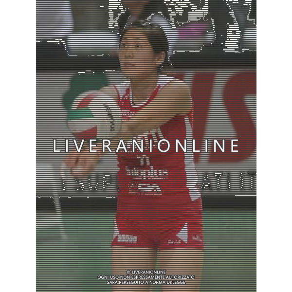 Vicenza -09-10-2005 campionato volley femminile minetti infoplus vicenza- bigmat kerakoll chieri takahashi myuki Photo filippo venezia-agenzia aldo liverani