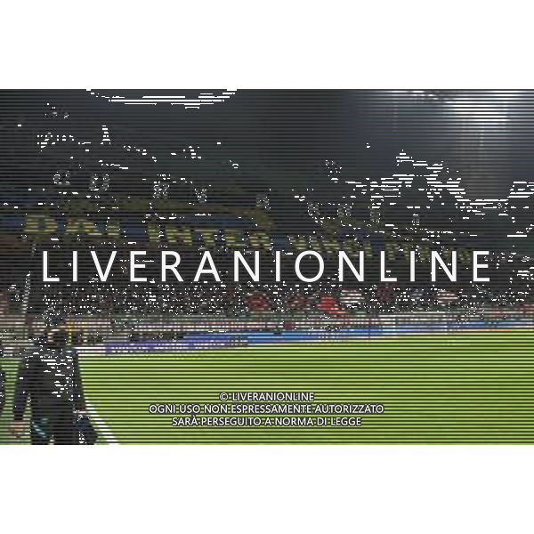 coreografia tifosi curva nord Milan vs Inter Coppa Italia Frecciarossa - semifinale gara di andata Milano 01-03-2022 Stadio Giuseppe Meazza - San Siro foto Roberto Garavaglia/ag. Aldo Liverani sas /AGENZIA ALDO LIVERANI SAS