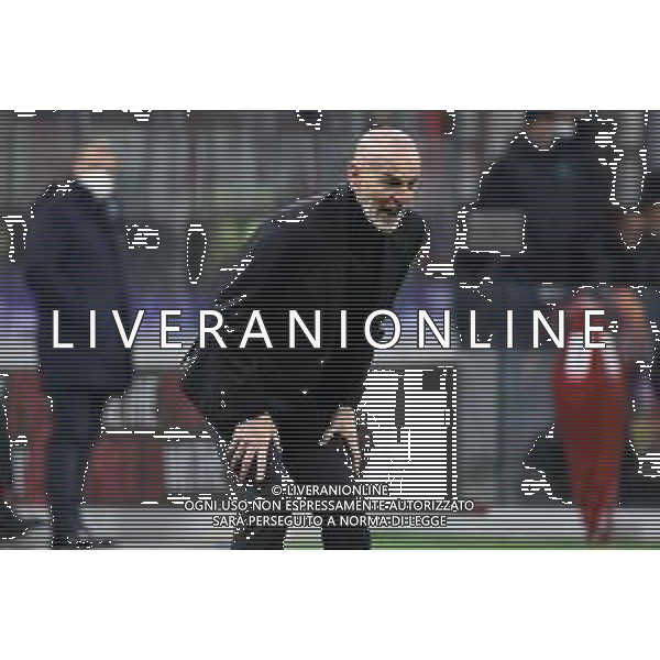 Stefano Pioli allenatore Milan Milan vs Inter Coppa Italia Frecciarossa - semifinale gara di andata Milano 01-03-2022 Stadio Giuseppe Meazza - San Siro foto Roberto Garavaglia/ag. Aldo Liverani sas /AGENZIA ALDO LIVERANI SAS