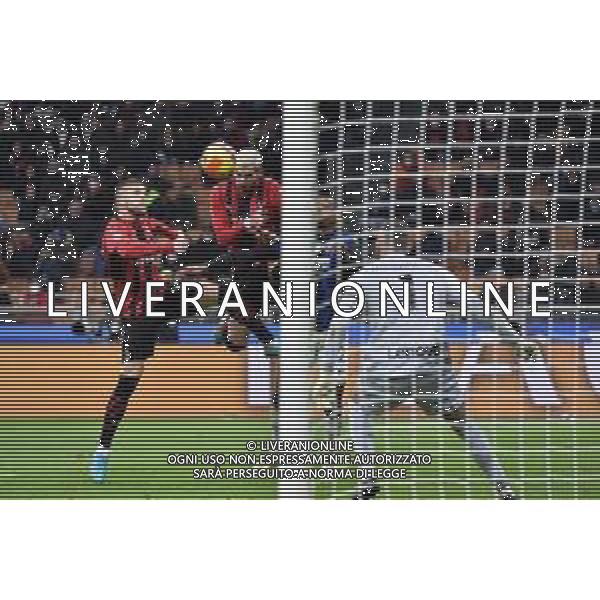 Theo Hernandez (Milan) occasione da gol Milan vs Inter Coppa Italia Frecciarossa - semifinale gara di andata Milano 01-03-2022 Stadio Giuseppe Meazza - San Siro foto Roberto Garavaglia/ag. Aldo Liverani sas