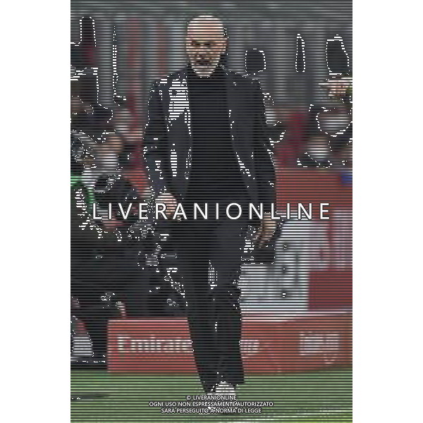 Stefano Pioli allenatore Milan Milan vs Inter Coppa Italia Frecciarossa - semifinale gara di andata Milano 01-03-2022 Stadio Giuseppe Meazza - San Siro foto Roberto Garavaglia/ag. Aldo Liverani sas