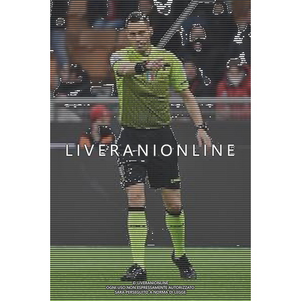 l\'arbitro Maurizio Mariani di Aprilia Milan vs Inter Coppa Italia Frecciarossa - semifinale gara di andata Milano 01-03-2022 Stadio Giuseppe Meazza - San Siro foto Roberto Garavaglia/ag. Aldo Liverani sas