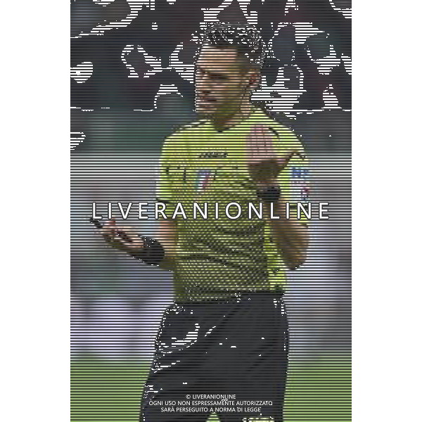l\'arbitro Maurizio Mariani di Aprilia Milan vs Inter Coppa Italia Frecciarossa - semifinale gara di andata Milano 01-03-2022 Stadio Giuseppe Meazza - San Siro foto Roberto Garavaglia/ag. Aldo Liverani sas