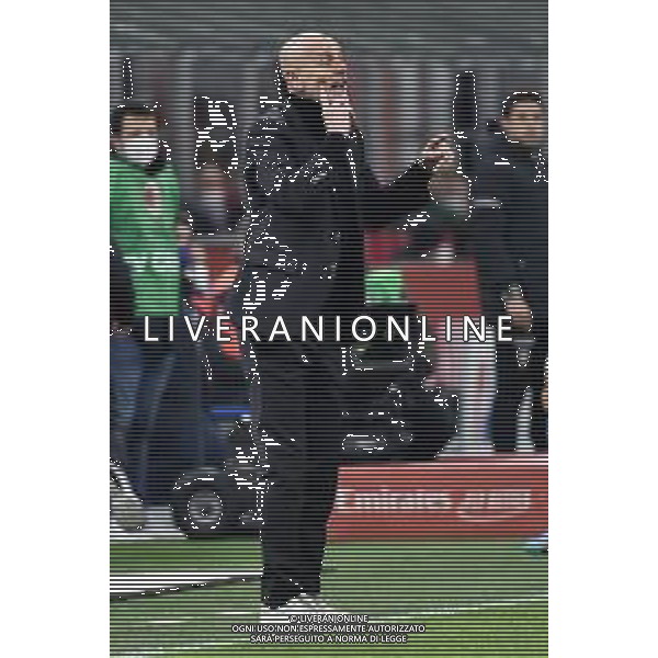 Stefano Pioli allenatore Milan Milan vs Inter Coppa Italia Frecciarossa - semifinale gara di andata Milano 01-03-2022 Stadio Giuseppe Meazza - San Siro foto Roberto Garavaglia/ag. Aldo Liverani sas