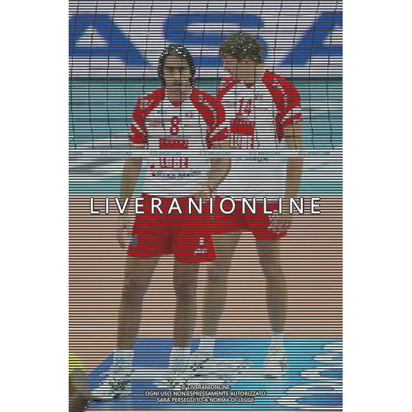 VERONA 09/10/2005 CAMPIONATO ITALIANO PALLAVOLO 2005/2006 MARMI LANZA VERONA-LUBE BANCA MARCHE MACERATA NELLA FOTO:SANTANA RODRIGO FOTO PAOLA GARBUIO/ALDO LIVERANI s.a.s