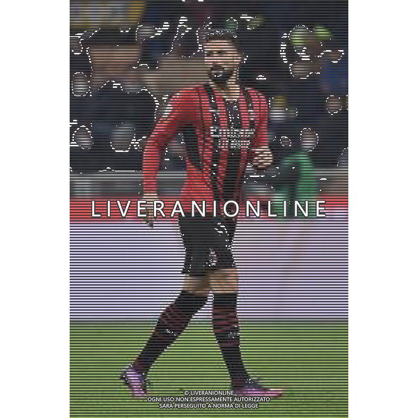 Olivier Giroud (Milan) Milan vs Inter Coppa Italia Frecciarossa - semifinale gara di andata Milano 01-03-2022 Stadio Giuseppe Meazza - San Siro foto Roberto Garavaglia/ag. Aldo Liverani sas