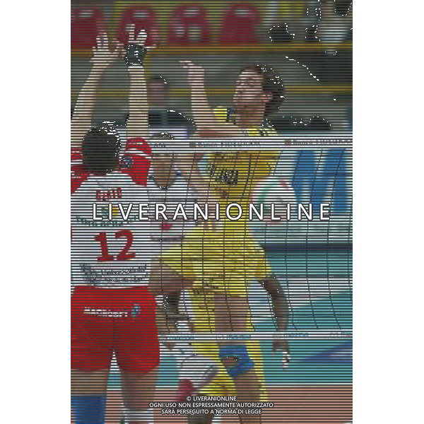 VERONA 09/10/2005 CAMPIONATO ITALIANO PALLAVOLO 2005/2006 MARMI LANZA VERONA-LUBE BANCA MARCHE MACERATA NELLA FOTO:SEMENZATO ANDREA FOTO PAOLA GARBUIO/ALDO LIVERANI s.a.s
