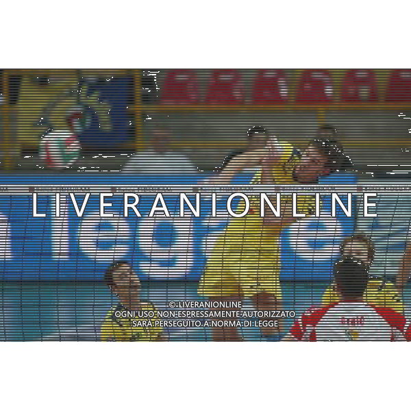 VERONA 09/10/2005 CAMPIONATO ITALIANO PALLAVOLO 2005/2006 MARMI LANZA VERONA-LUBE BANCA MARCHE MACERATA NELLA FOTO:SEMENZATO ANDREA FOTO PAOLA GARBUIO/ALDO LIVERANI s.a.s
