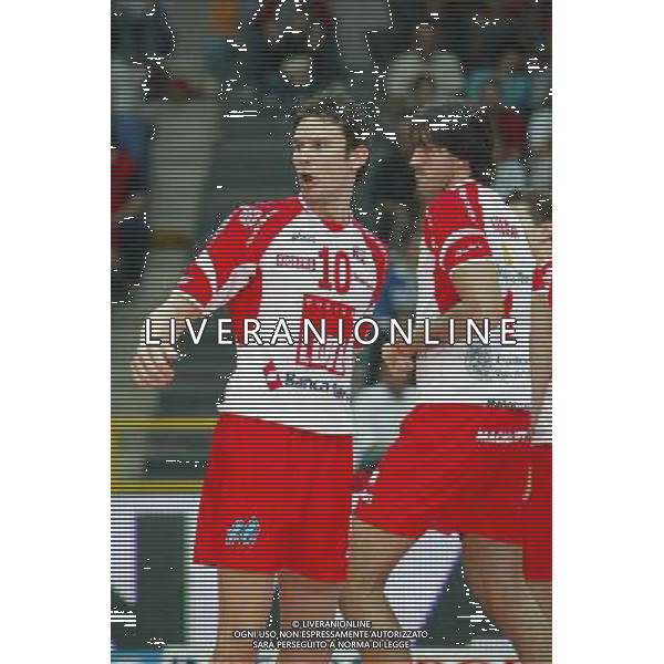 VERONA 09/10/2005 CAMPIONATO ITALIANO PALLAVOLO 2005/2006 MARMI LANZA VERONA-LUBE BANCA MARCHE MACERATA NELLA FOTO:SINTINI GIACOMO FOTO PAOLA GARBUIO/ALDO LIVERANI s.a.s