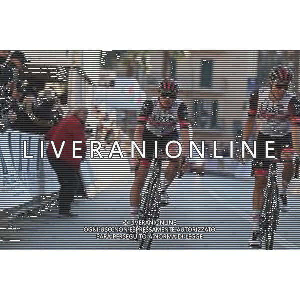 02-03-2022 Trofeo Laigueglia; 2022, Uae Emirates; Ayuso, Juan; Covi, Alessandro; Laigueglia; ©SIROTTI/AGENZIA ALDO LIVERANI SAS