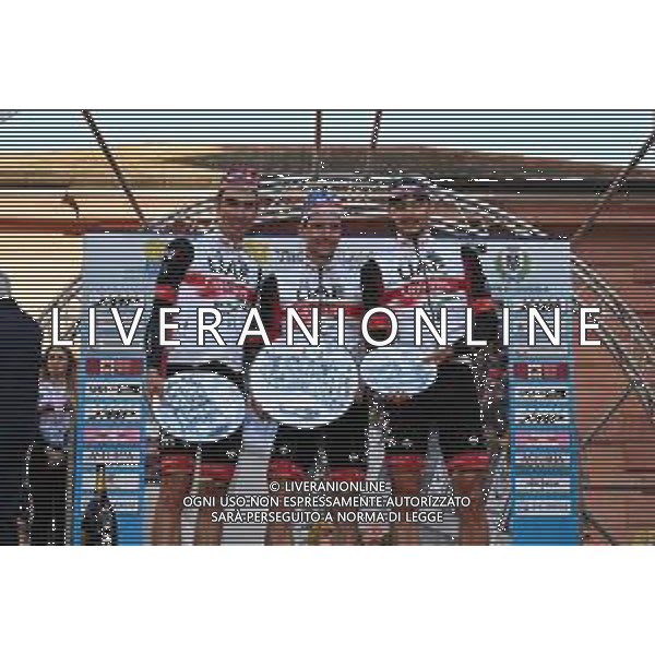 02-03-2022 Trofeo Laigueglia; 2022, Uae Emirates; Polanc, Jan; Ayuso, Juan; Covi, Alessandro; Laigueglia; ©SIROTTI/AGENZIA ALDO LIVERANI SAS