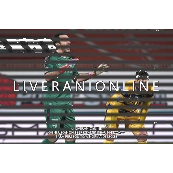 © TVRG Gianluigi Buffon (Parma) Monza vs Parma Campionato Serie BKT - 27a giornata Monza 02-03-2022 U-Power Stadium foto Roberto Garavaglia/ag. Aldo Liverani sas/AGENZIA ALDO LIVERANI SAS