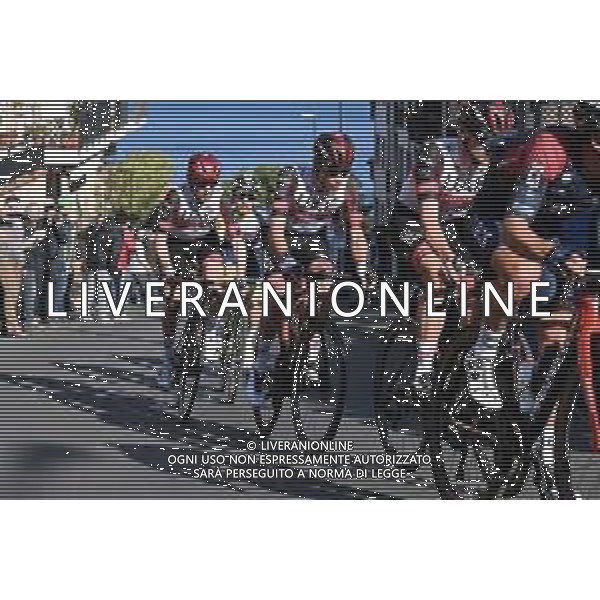 02-03-2022 Trofeo Laigueglia; 2022, Uae Emirates; Ayuso, Juan; Ulissi, Diego; Colla Micheri; ©SIROTTI/AGENZIA ALDO LIVERANI SAS
