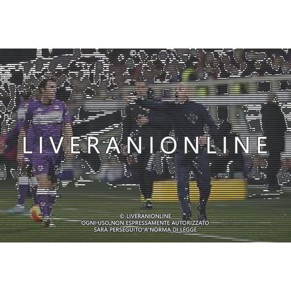 Fiorentina - Juventus semifinale di Coppa Italia 2021-2022 del 02/03/2022 nella foto: Mister Italiano Vincenzo(acf fiorentina) e Alvaro Odriozola ©Claudio Zamagni/Agenzia Aldo Liverani /AGENZIA ALDO LIVERANI SAS