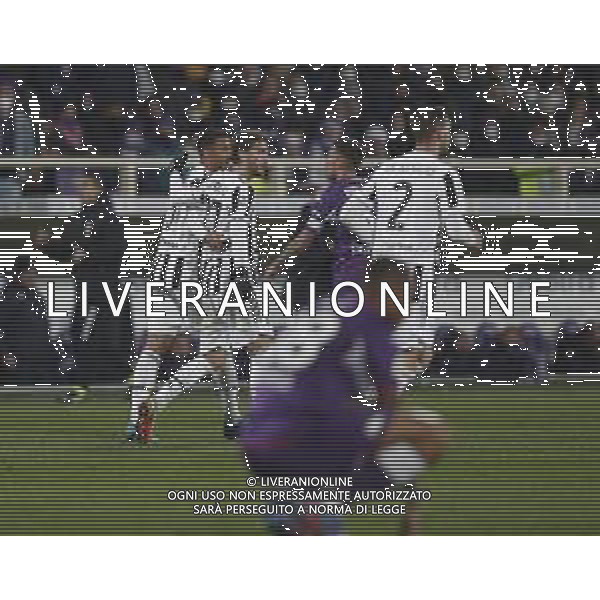 Fiorentina - Juventus semifinale di Coppa Italia 2021-2022 del 02/03/2022 nella foto: Esultanza dopo l\'autogol di Venuti Lorenzo (acf Fiorentina)- ©Claudio Zamagni/Agenzia Aldo Liverani /AGENZIA ALDO LIVERANI SAS
